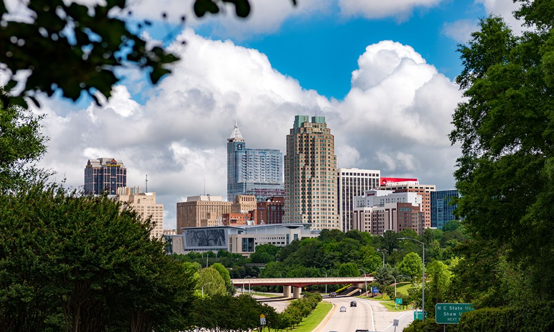Downtown Raleigh skyline